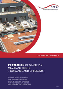 SPRA Protection of Single Ply Membrane Roofs
