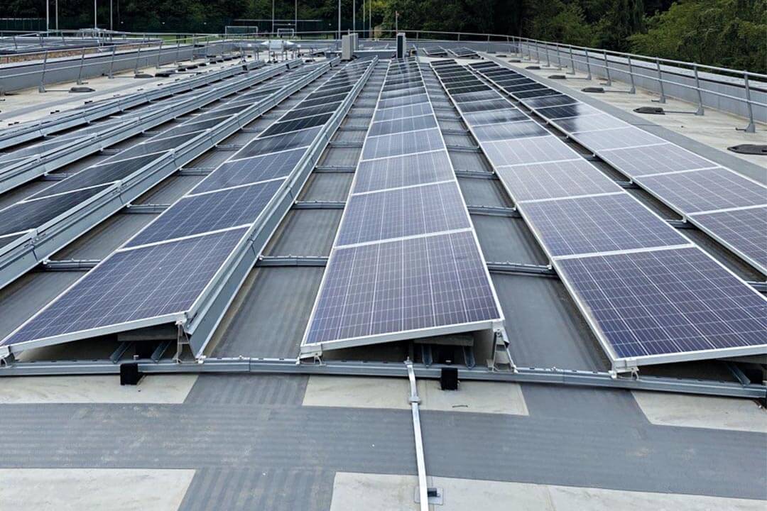 Photo of an IKO Elements Solar PV System